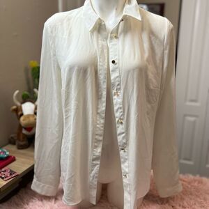 Nicky Minaj White blouse open back size large